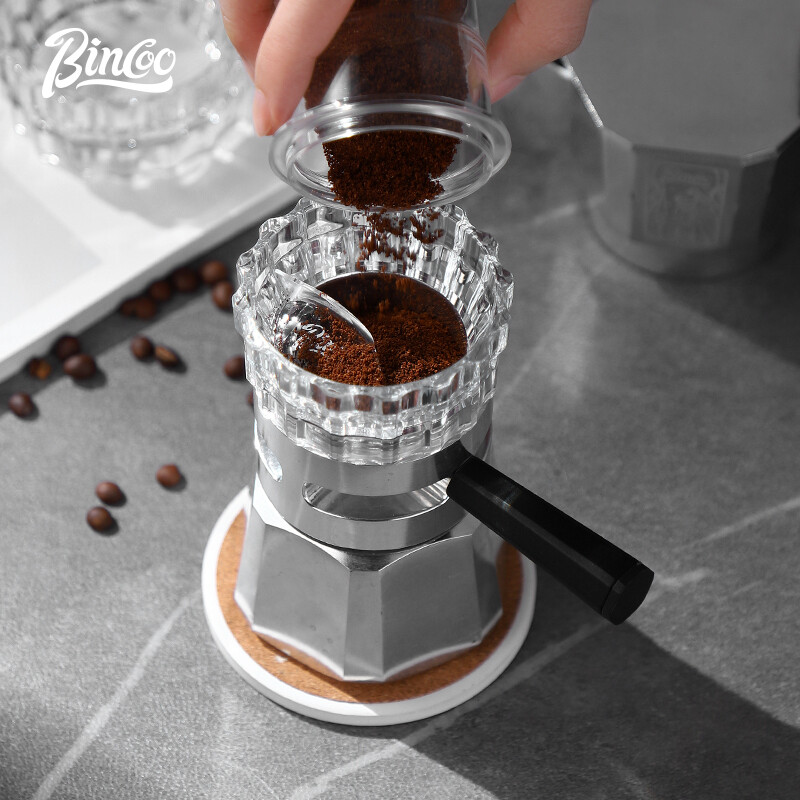 Bincoo cà phê bình pha Moka bột trung chuyển phụ kiện Bột ép bột trung chuyển