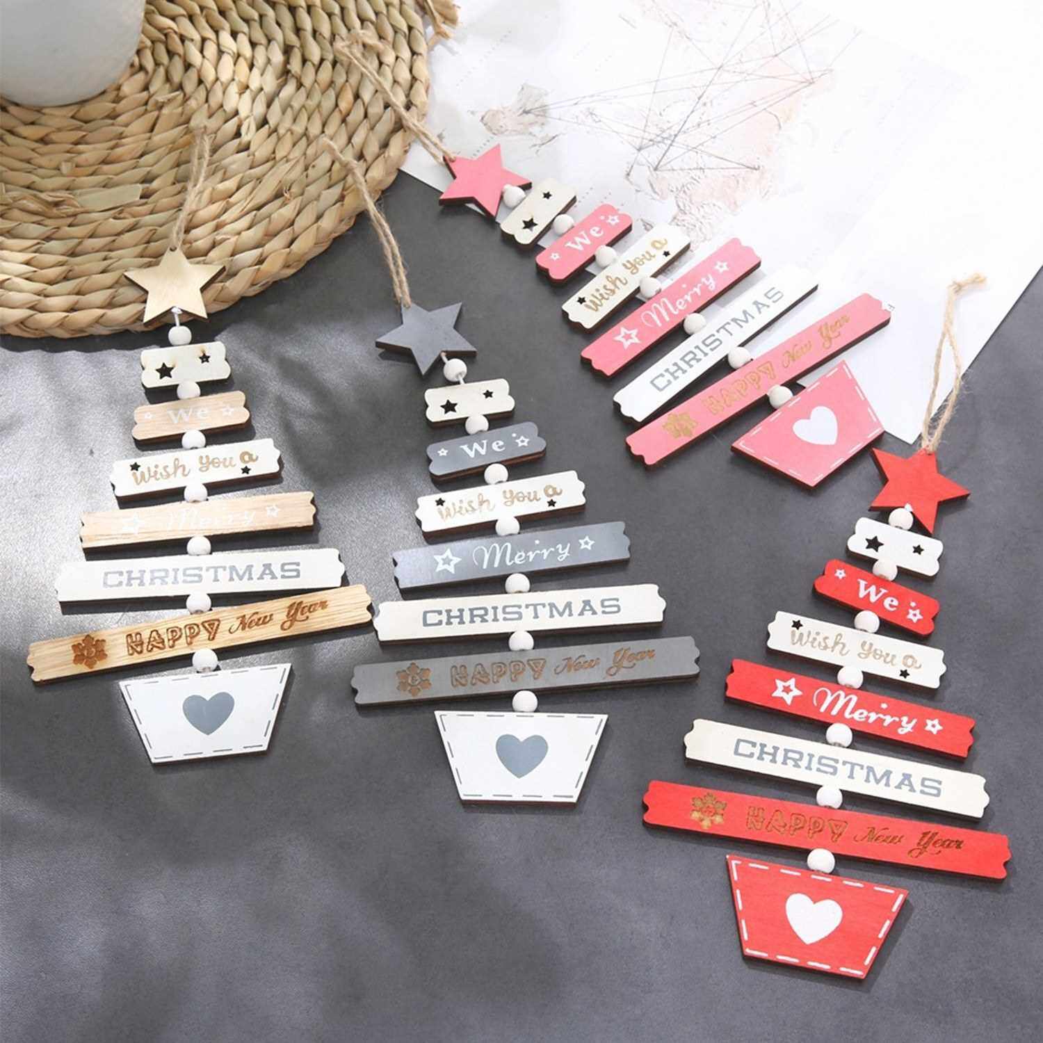 Christmas Tree Hanging Decoration Tree Shaped Ornament ...