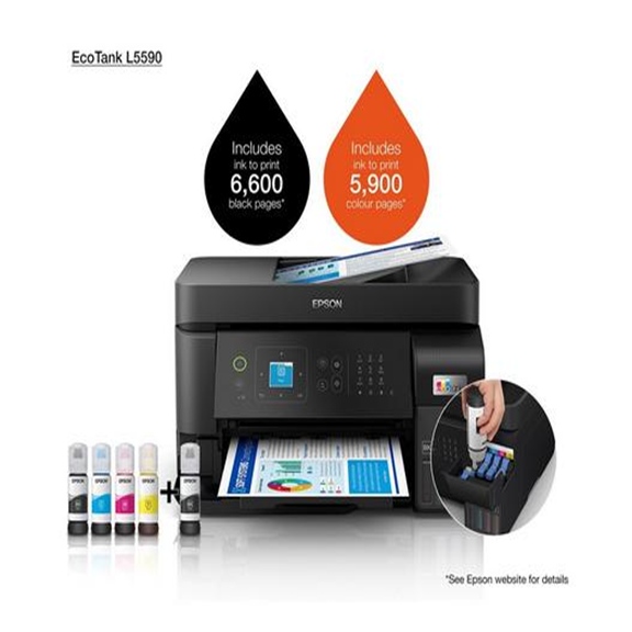 Epson EcoTank L5590 All-in-One Ink Tank Printer with Original Ink ...