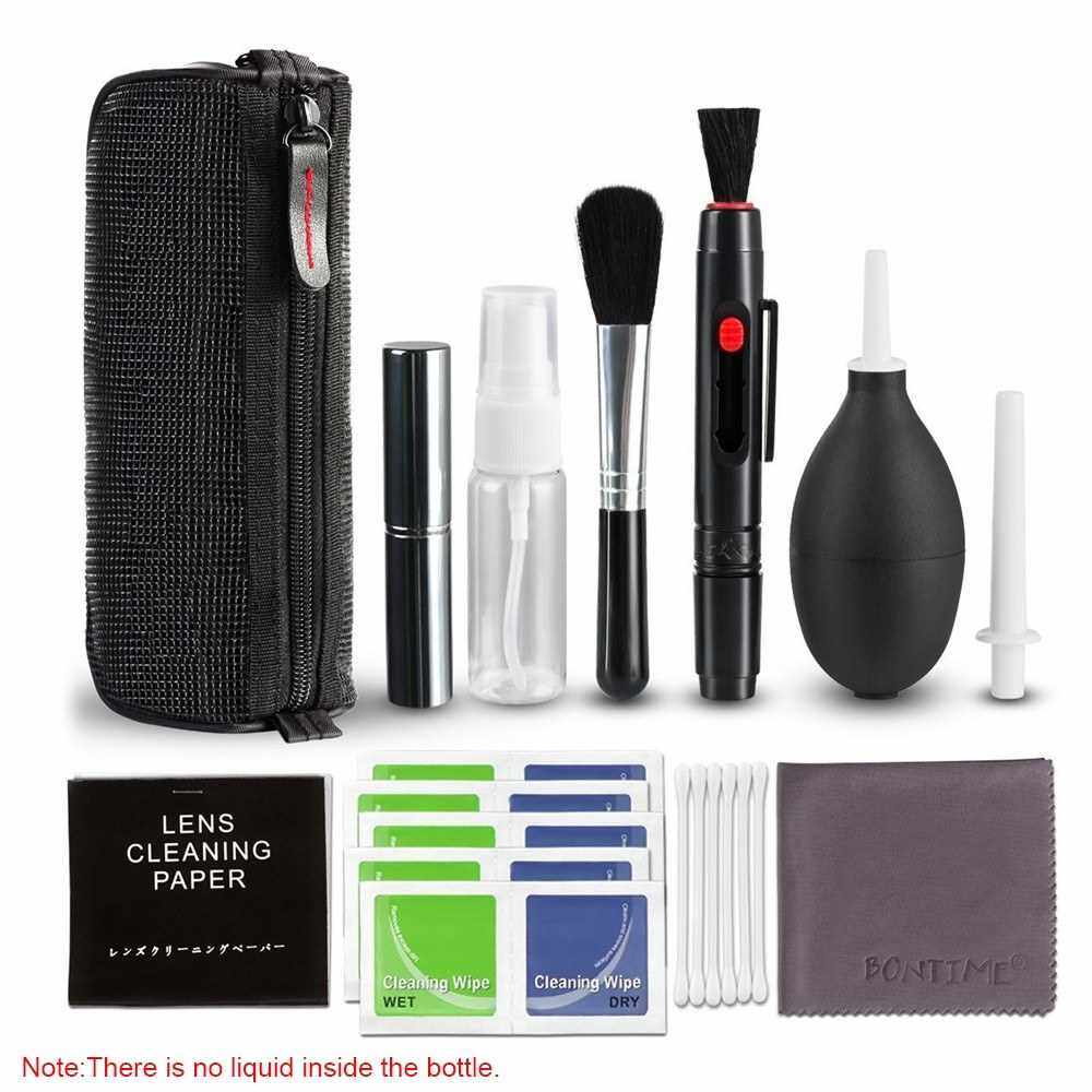 Professional Camera Cleaning Kit Lens Cleaning Kit with Air Blower Cleaning Pen Cleaning Cloth for Most Camera Mobile Phone Laptop (Standard)