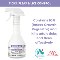 ANISTRIKE Anti-Tick & Flea Spray Breaks Insects Life-Cycle & Kills Adult Ticks & Fleas