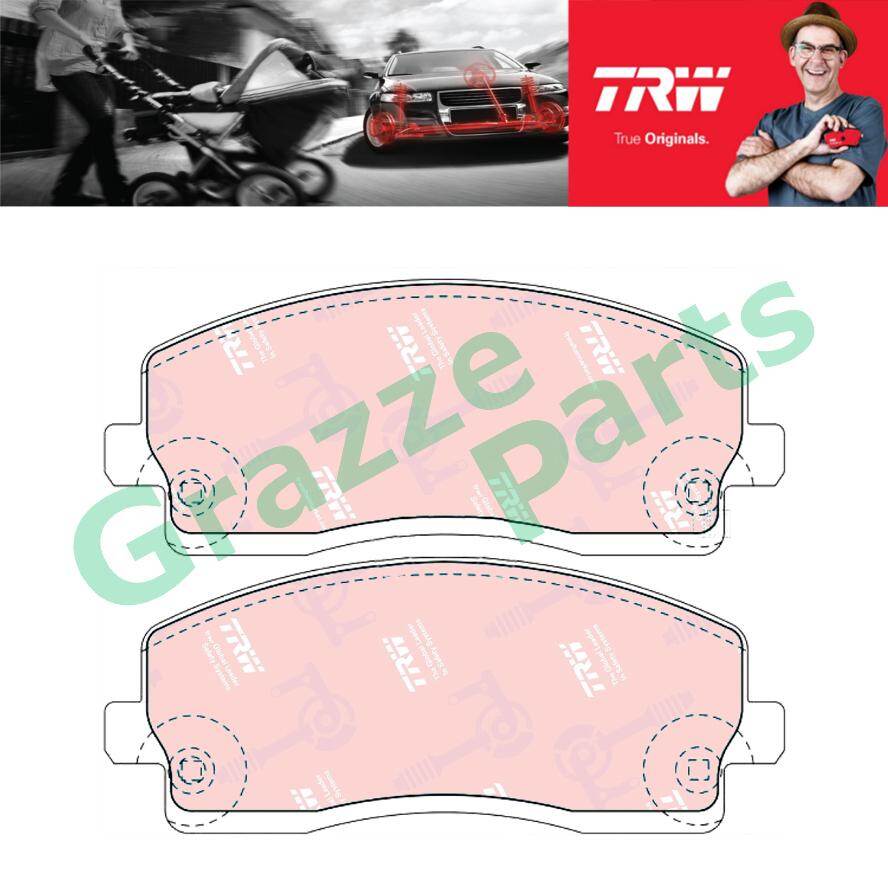 TRW Brake Pad Front for GDB7870 - Proton Exora Bold Turbo