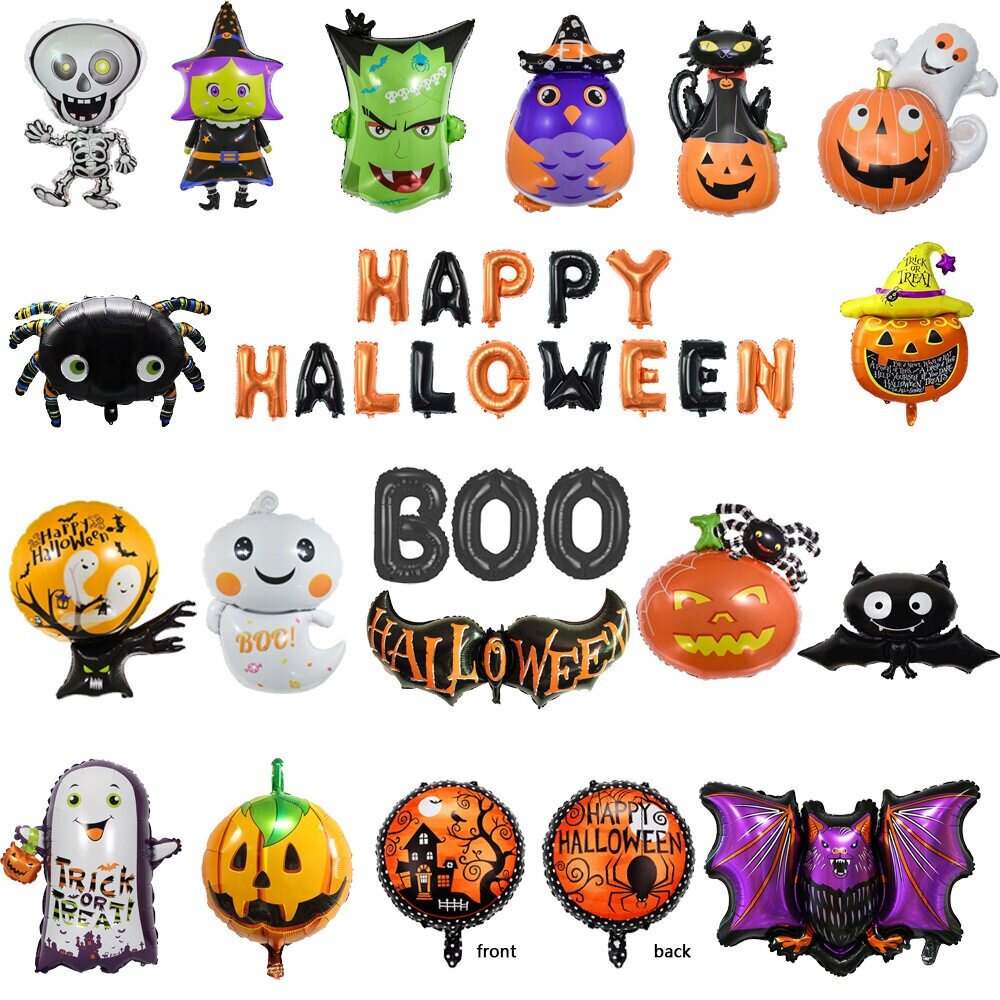 Mini Halloween Foil Balloon Party Balloon Birthday Party Christmas Party Decoration Inflatable Toy Party Supply