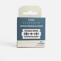 Charmwise Double Edge Razor Blade 10pc/50pc with Blade Bank