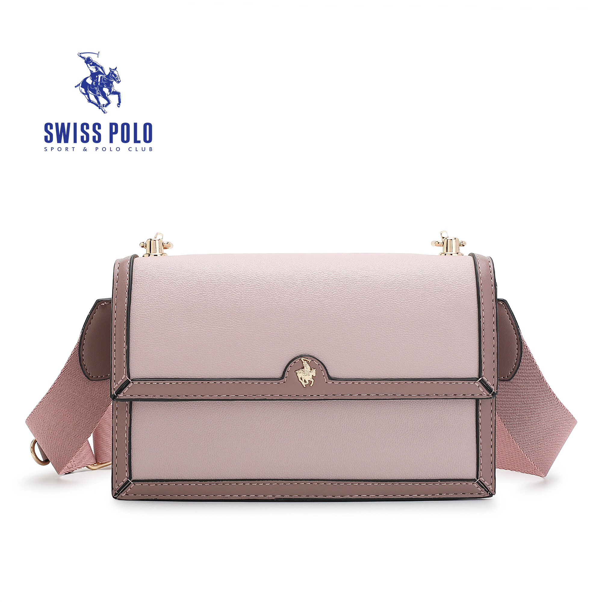 SWISS POLO Ladies Sling Bag HHT 7945-4 PURPLE