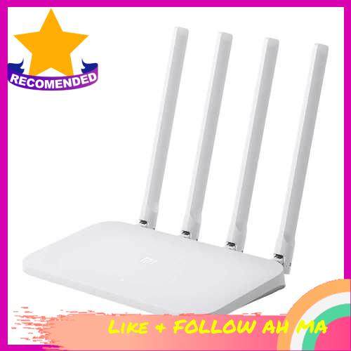 Best Selling Xiaomi Wireless Router Smart Control High Speed Wide Coverage WiFi Internet Router 64MB 300Mbps with 4 High-gain Antennas for Home Office White (White)