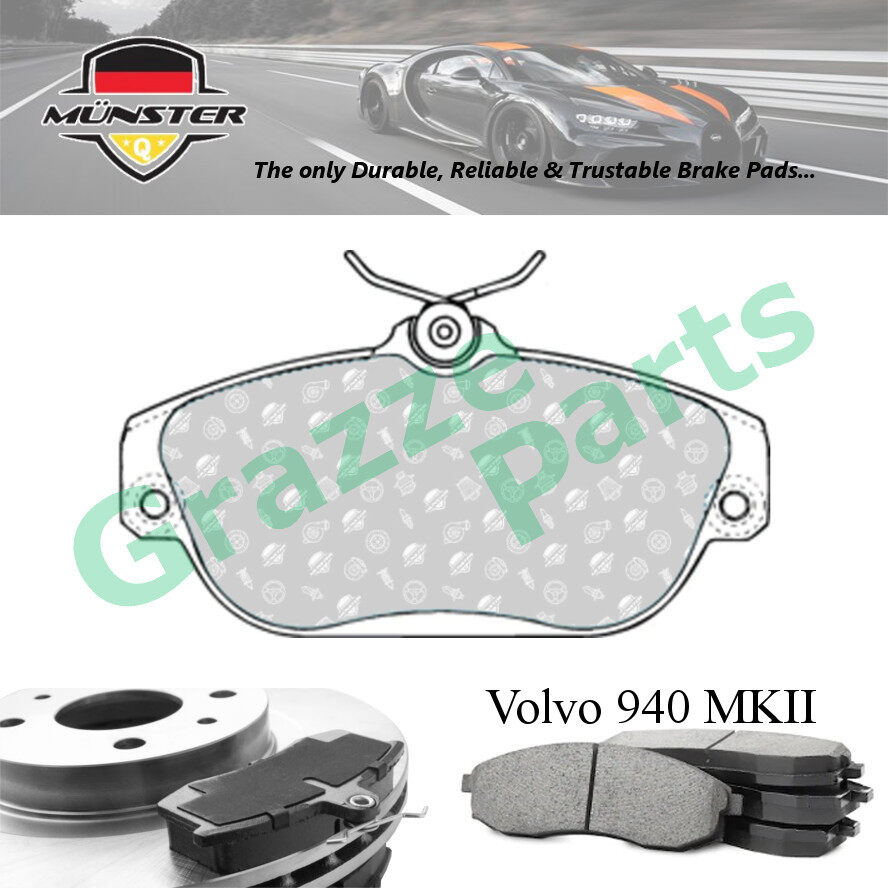 Münster Disc Brake Pad Front for Volvo 940 MKII 944 2.2 2.3 Turbo 1994-1998 B230FB B230FT