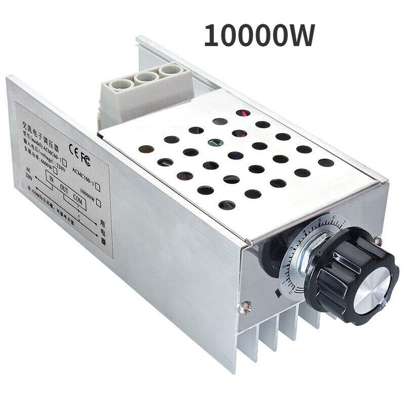 10000W 25A thiết bị điều khiển tốc độ công suất cao SCR điều chỉnh điện áp tốc độ công tắc điều chỉnh độ sáng máy điều nhiệt AC 110V 220V