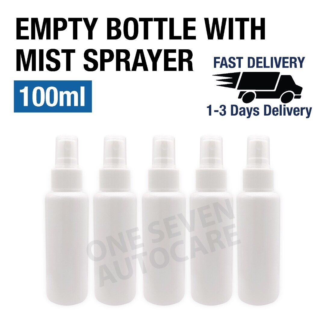 ( READY STOCK )Empty bottle with mist sprayer 100ml.Travel bottle,mist bottle