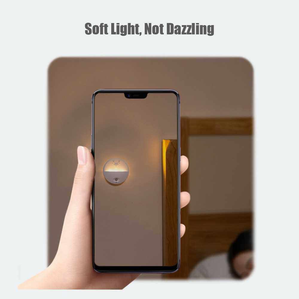 Night Light with Wall Bracket Warm Yellow Light Rechargeable LED Wall Lights with Aromatherapy for Nursing Baby Bedroom Bathroom Wardrobe Stair Hallway (Y2)