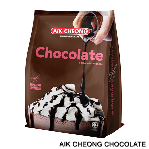 Aik Cheong Hot Chocolate (40g x 12s) 480g | Cafe Art