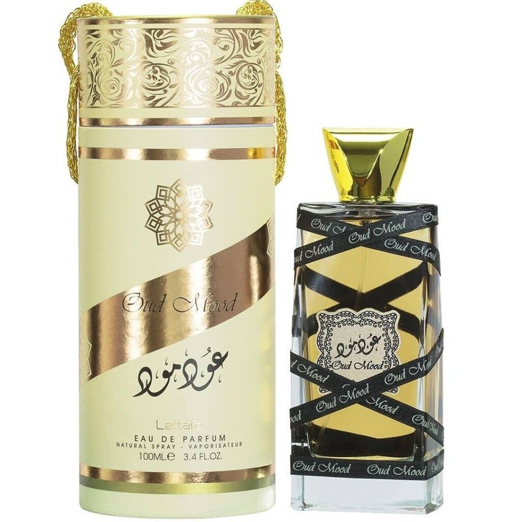 [ Value BUY ] Oud Mood Perfume 100 ml LATTAFA 1 Carton (12 pcs) Original Lattafa 3D Sticker