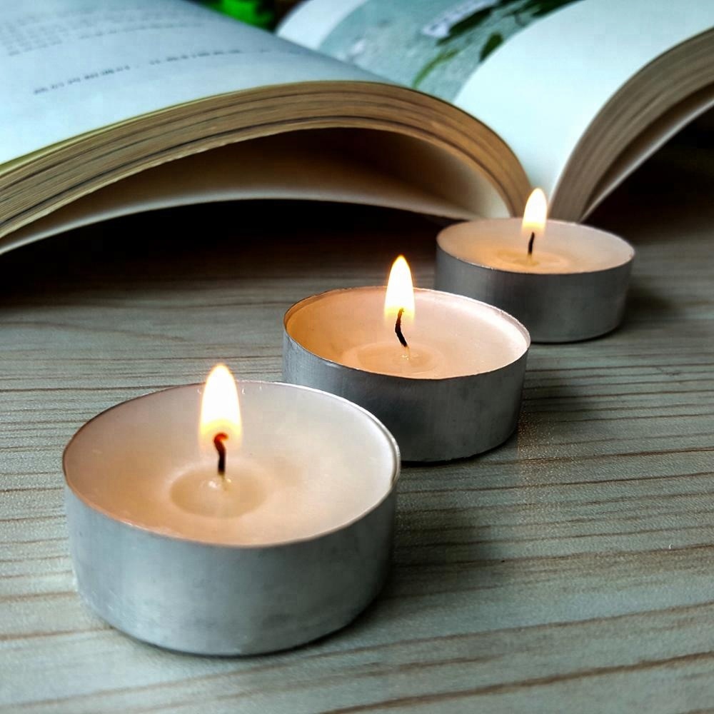 Tealight candle / lilin bulat 100pcs