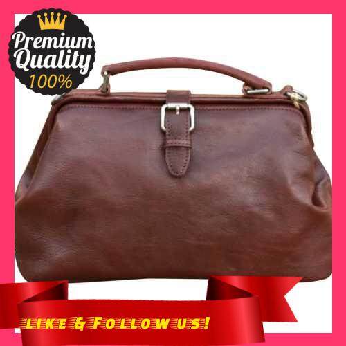 People\'s Choice Leather Handmade Bag (Coffee)