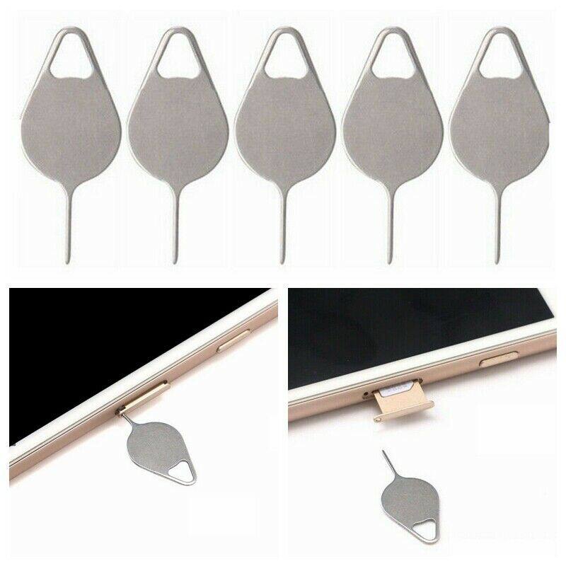10 Chiếc Chìa Khóa Mở Tháo Chốt Đẩy Khay Thẻ Sim Tương Thích Với iPhone Samsung Tools