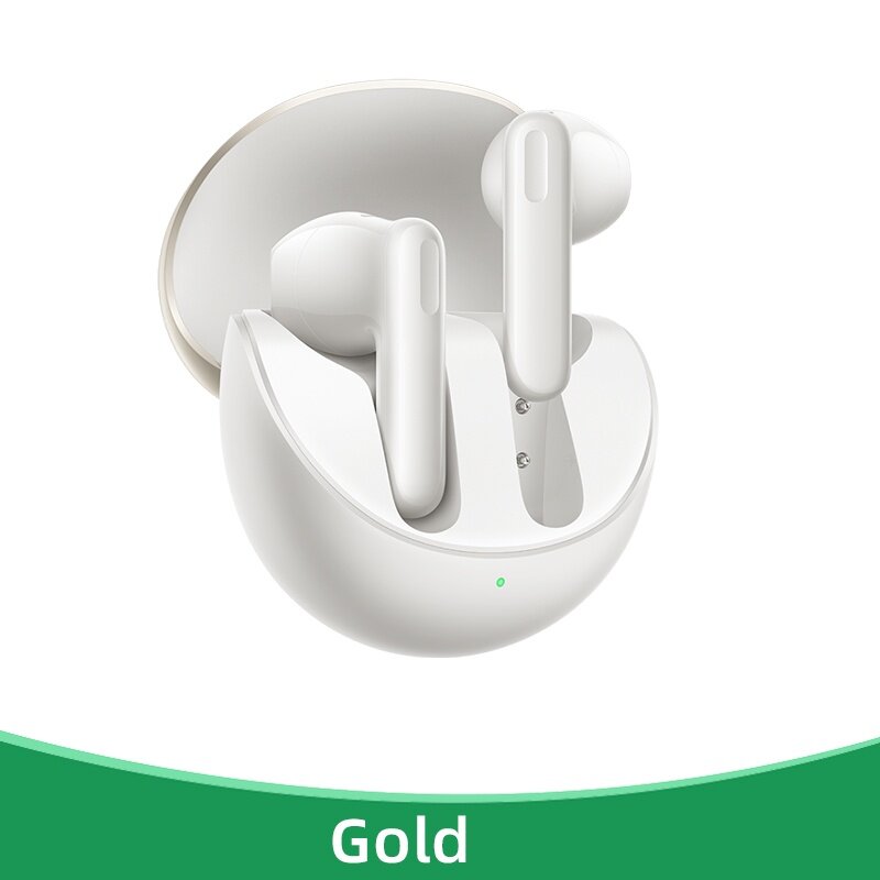Tai nghe Bluetooth không dây OPPO Enco R2 - Trắng vàng, TWS, AI Noise Cancellation, IP54