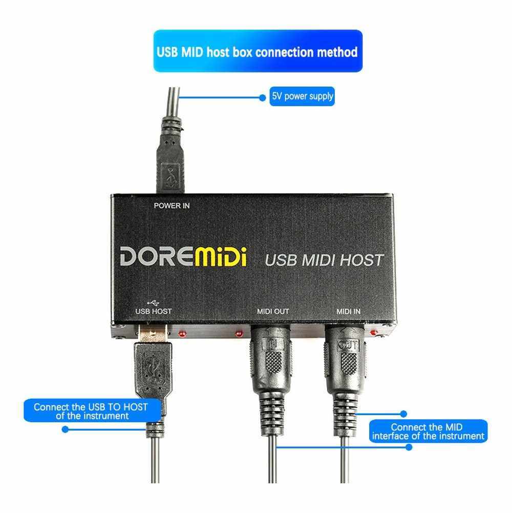 USB to MIDI Host Guitar Effector MIDI Synthesizer MIDI Generator MIDI Interface Devices Electronic Instrument Equipment (Standard)