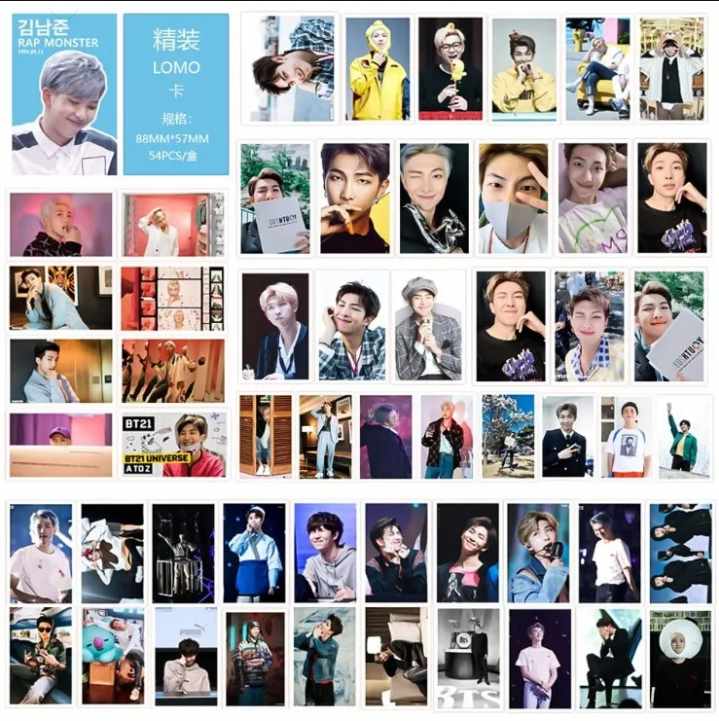BTS 54pcs lomo card KPOP Photocard Photo Card Album Butter Permission to Dance Winter Package 2022 Season Greetings BE Jungkook V Jimin 7 Fates Deco Kit Proof Festa 2022