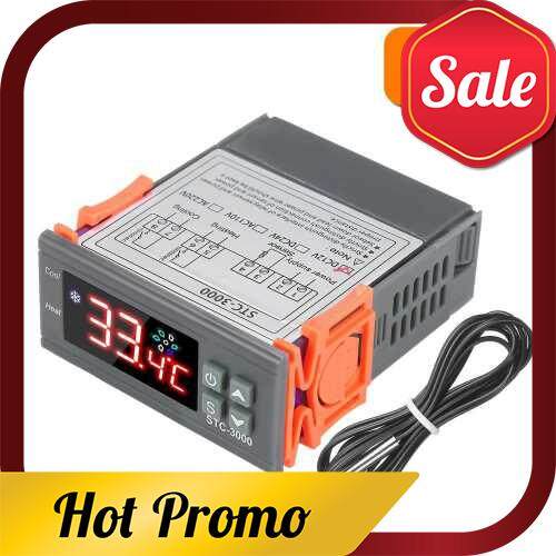 STC-3000 Microcomputer Temperature Controller 12V Digital Thermoregulator With NTC Probe Cool Heat Sensor (1)