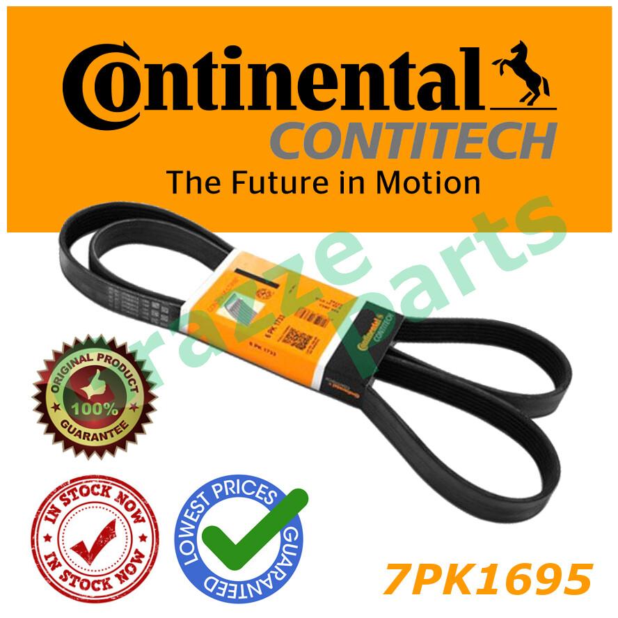 Continental Contitech Ribstar Rib Serpentine Fan Belt 7PK1695 for Nissan Urvan E26
