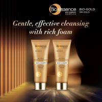 [Twin Pack] Bio-essence Bio-Gold 24K Gold Radiance Cleanser 100g x 2 | Gentle cleanser for dull & uneven skin