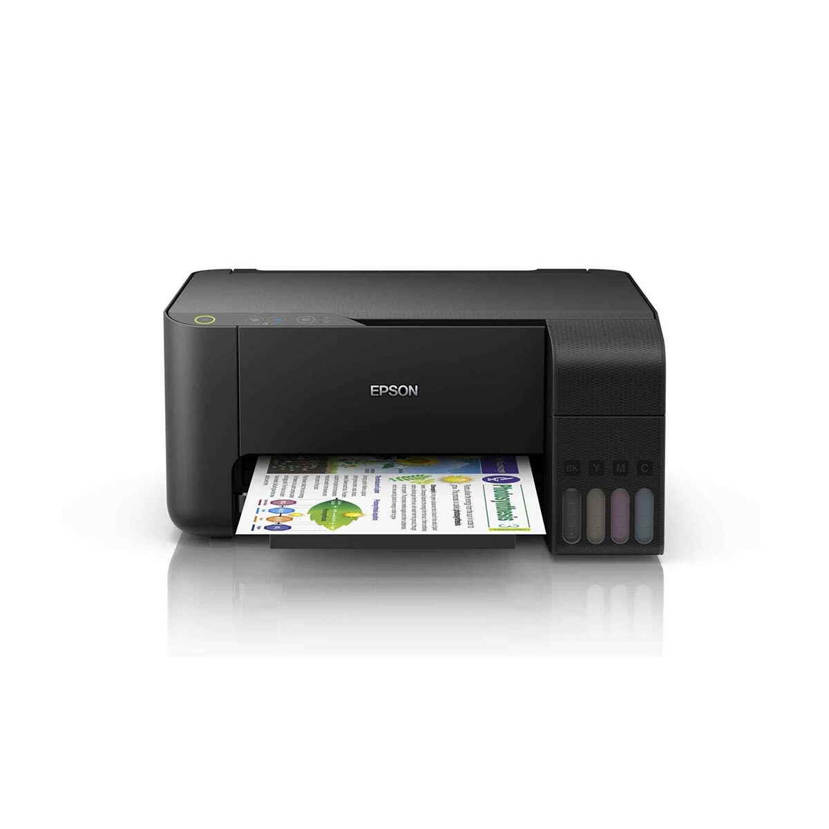 EPSON ECOTANK L3110/L3116 3 IN 1 PRINT SCAN COPY REFILLABLE INK TANK PRINTER, ALL IN ONE MULTI FUNCTION COLOUR PRINTER, ANTI UV INK, WITH 1 SET ORIGINAL INK (BLACK/CYAN/MAGENTA/YELLOW) 3 YEARS WARRANTY EPSON PRINTER L3110 L3116