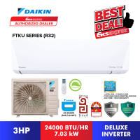 [Built-in Wifi] Daikin FTKU Series (R32) Deluxe Inverter Aircond FTKU28B (1HP) FTKU35B (1.5HP) FTKU50B (2HP) FTKU60B (2.5HP) FTKU71B (3HP)