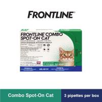 Frontline COMBO Spot-On Cat (0.5ml/pipette 3 pipettes per box) Expiry :5/27