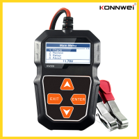 KONNWEI KW208 12V Car Battery Load Tester Professional Automotive Alternator Analyzer - Waveform Voltage Test for Car/Boat/Motorcycle