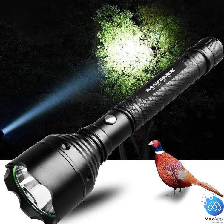Explosion-proof ultra bright LED 5 mode flashlight torch light