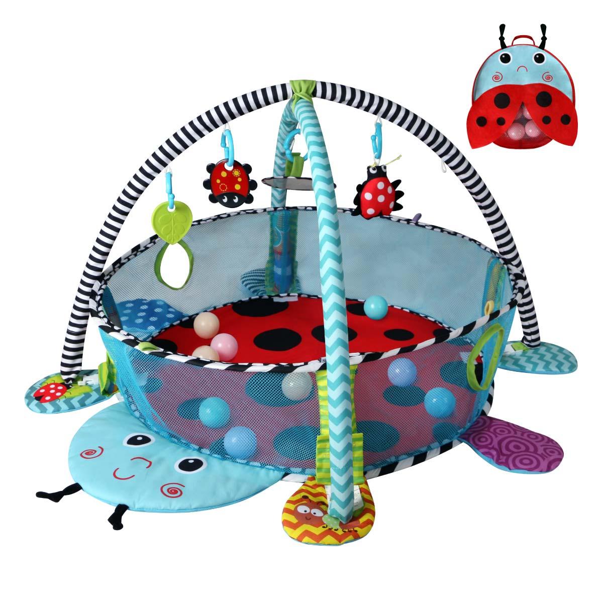 Sweet Cherry SC691 3 in 1 LadyBug Playmat baby toys