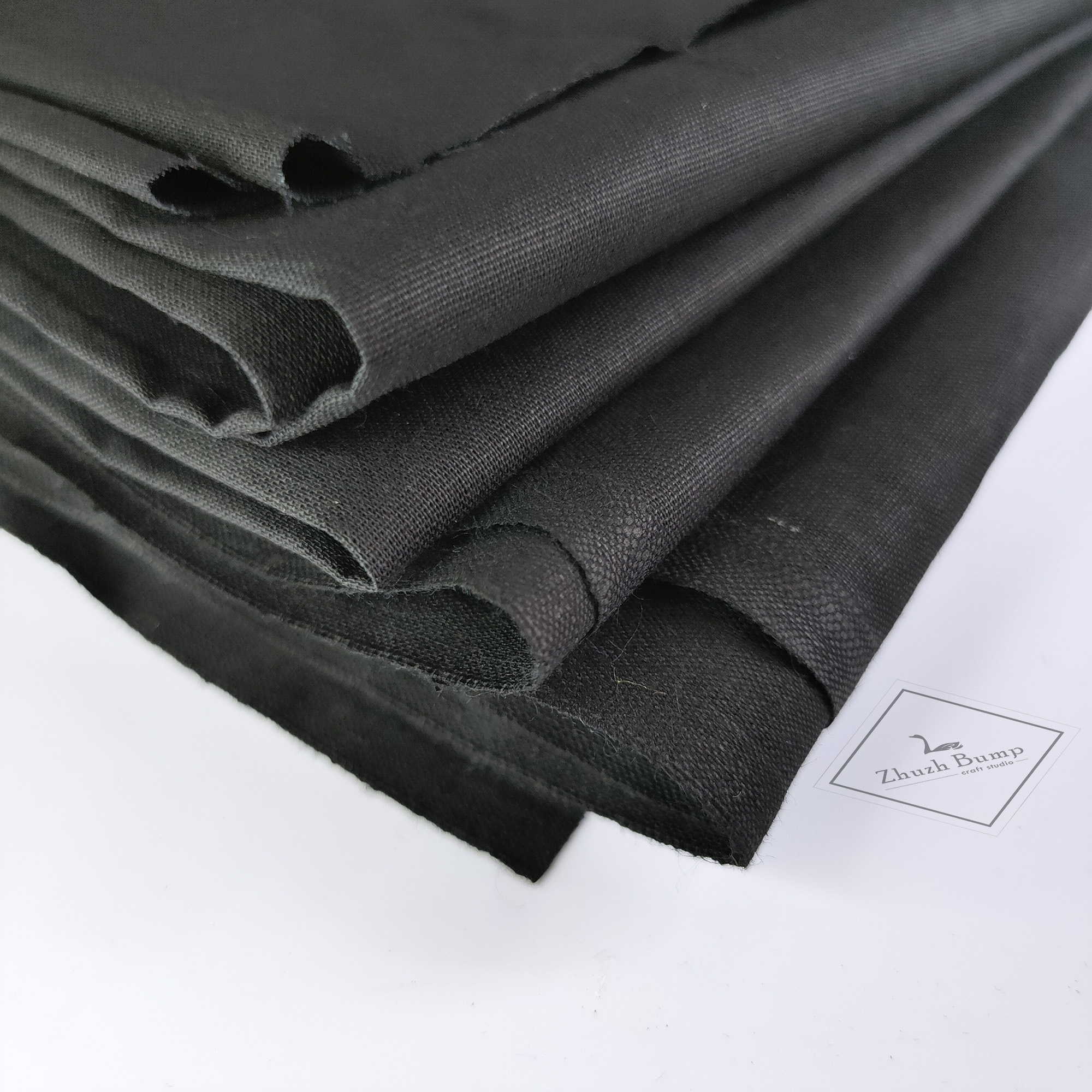 Plain Black Cotton Fabric Cloth 36 inch (by yard/by meter)