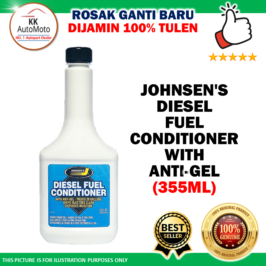 Johnsens Diesel Fuel Conditioner with AntiGel (355ml) Price, Reviews
