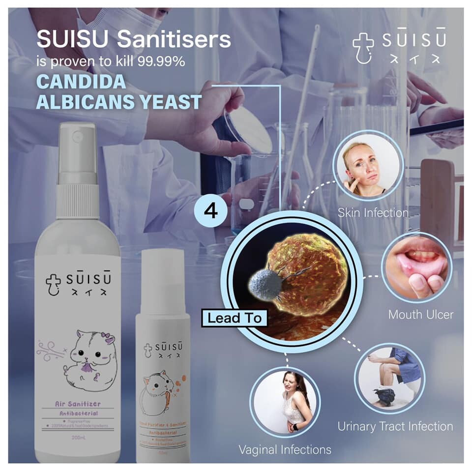 SUISU Air Sanitizer 100% Natural Food Grade Air Spray