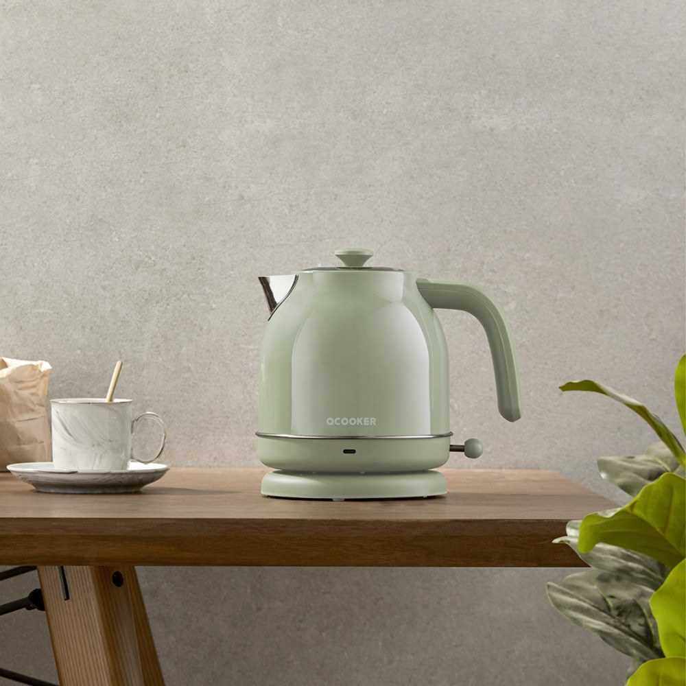 Xiaomi OCOOKER Retro Electric Kettle Stainless Steel Water Kettle with