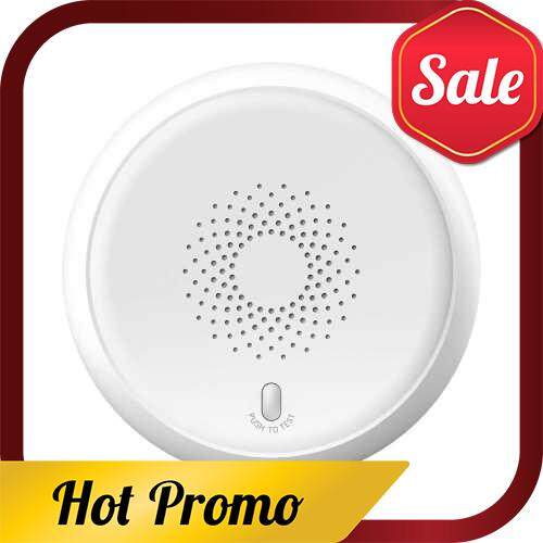 ZigBee Smoke Sensor Wireless Fire Alarm Automatic Intelligent Household Alarm Sensor White RSH-ZigBee-SS01 (Standard)