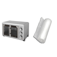 MILUX MOT-45FD Silver Toaster Oven 45-Liter Capacity 2000W Power 6-Stage Heating Function