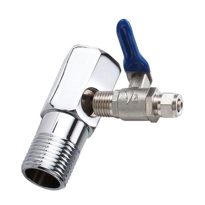 Water Adapter RO Joint 1/2 Inch to 1/4 Inch Ball Valve