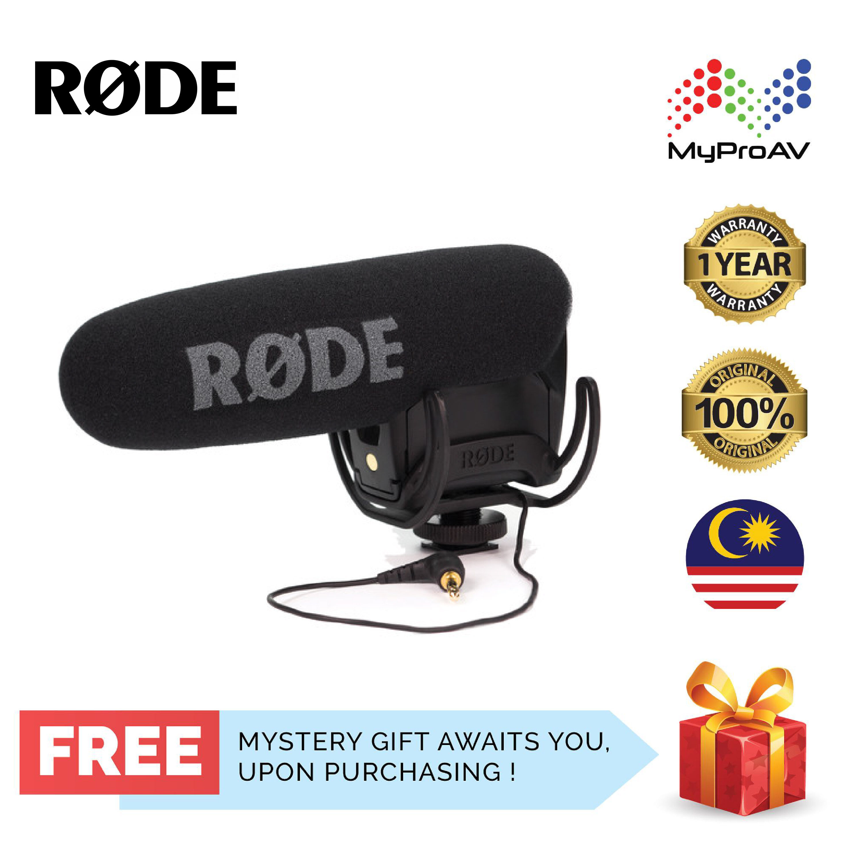 RODE VideoMic Pro CameraMount Shotgun Microphone