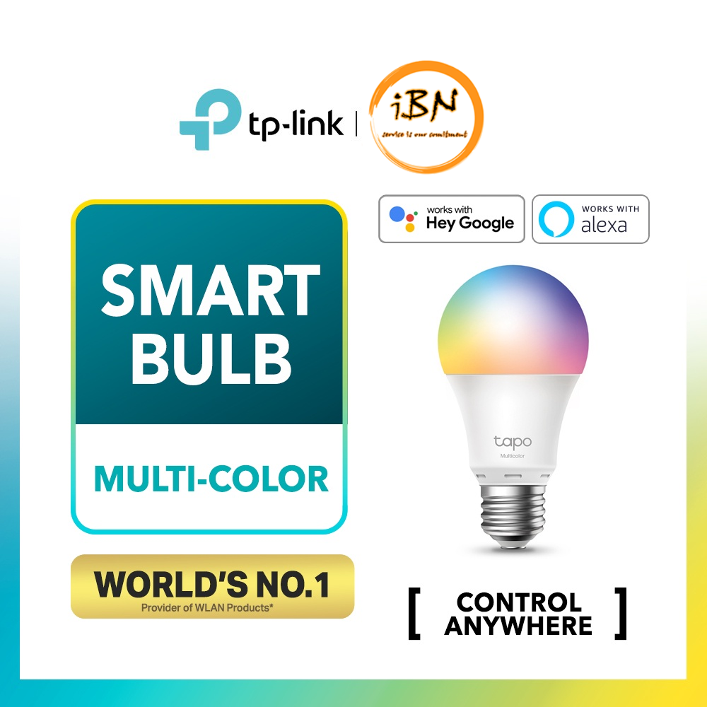 TP-LINK Wifi E27 Smart Multi Colour Light LED Bulb (Google Assistant & Alexa/Voice & Remote Control /Schedule)Tapo L530E