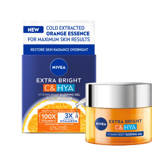 NIVEA Face Care Extra Bright C&HYA Vitamin Night Sleeping Gel (50ml)