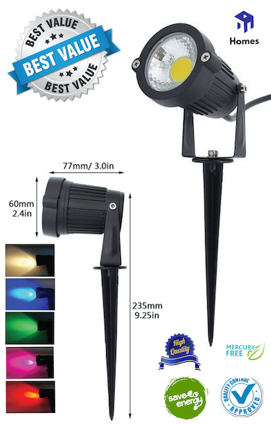Outdoor light Spike lamp LED Garden Outdoor Wall / Spike Light / Lamp Outdoor Spotlight / Spot light 7w COB