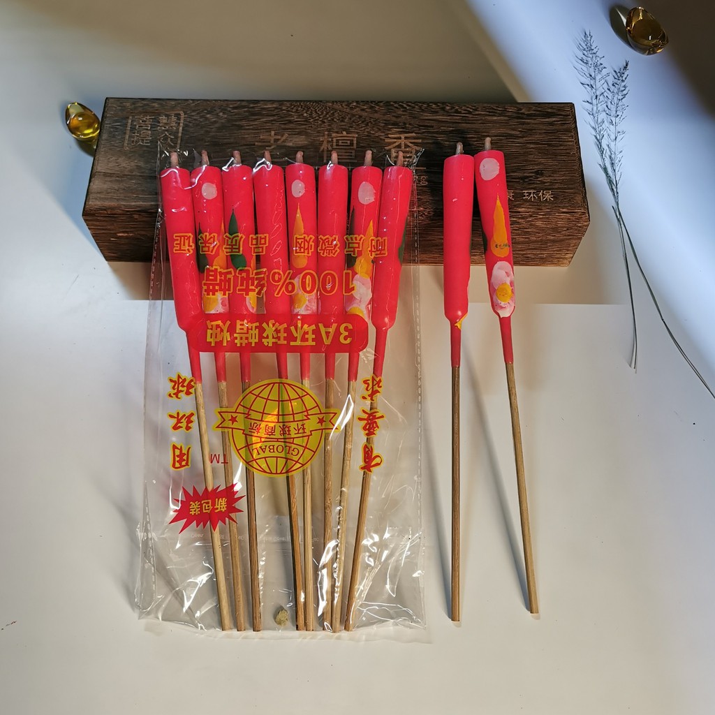 福安神纸料＃3A环保有脚烛. 光亮耐燃不流蜡 Candle......