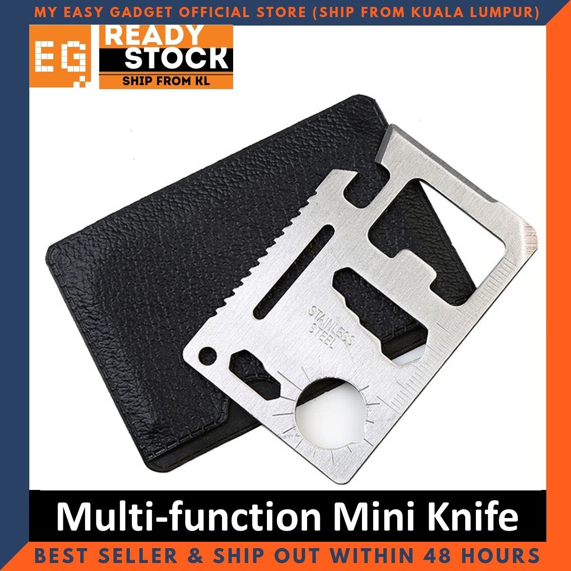 Outdoor Multi-function Pocket Survival Tool Mini Emergency Survival Credit Card Camping Tool 11