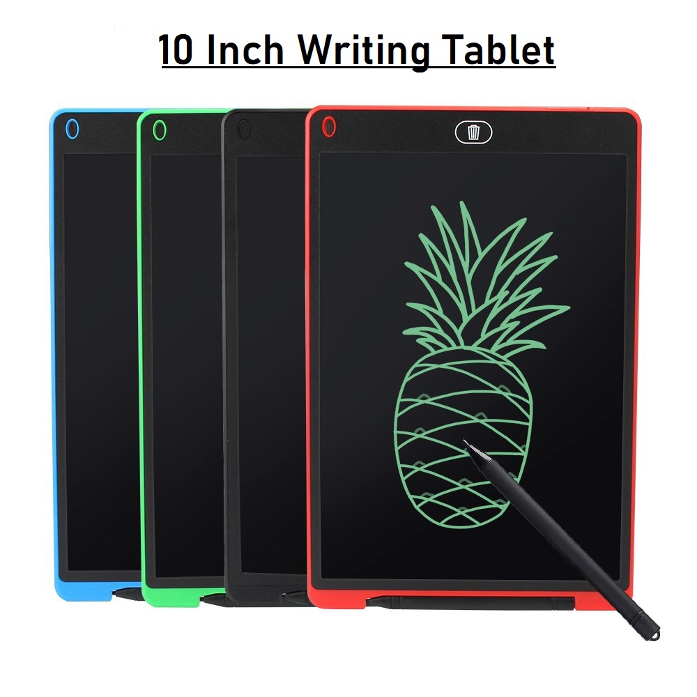 10 Inch LCD Writing Tablet Digital Drawing Tablet Handwriting Pads Kids Tablet Memo Message Black Boogie Board