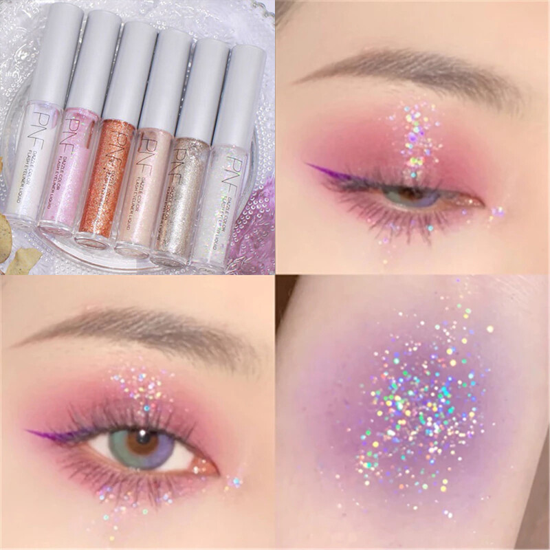 Dorisna Phấn Mắt Kim Cương Highligh Sáng Phấn Mắt Dạng Lỏng Kim Loại Phấn Trang Điểm Lấp Lánh Và Tỏa Sáng Lấp Lánh