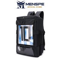 MENSPE Fashion Backpack Waterproof Film Backpack Travel Backpack Business Laptop Backpack Large Capacity Casual Backpack Suitable For 15.6-inch Laptop