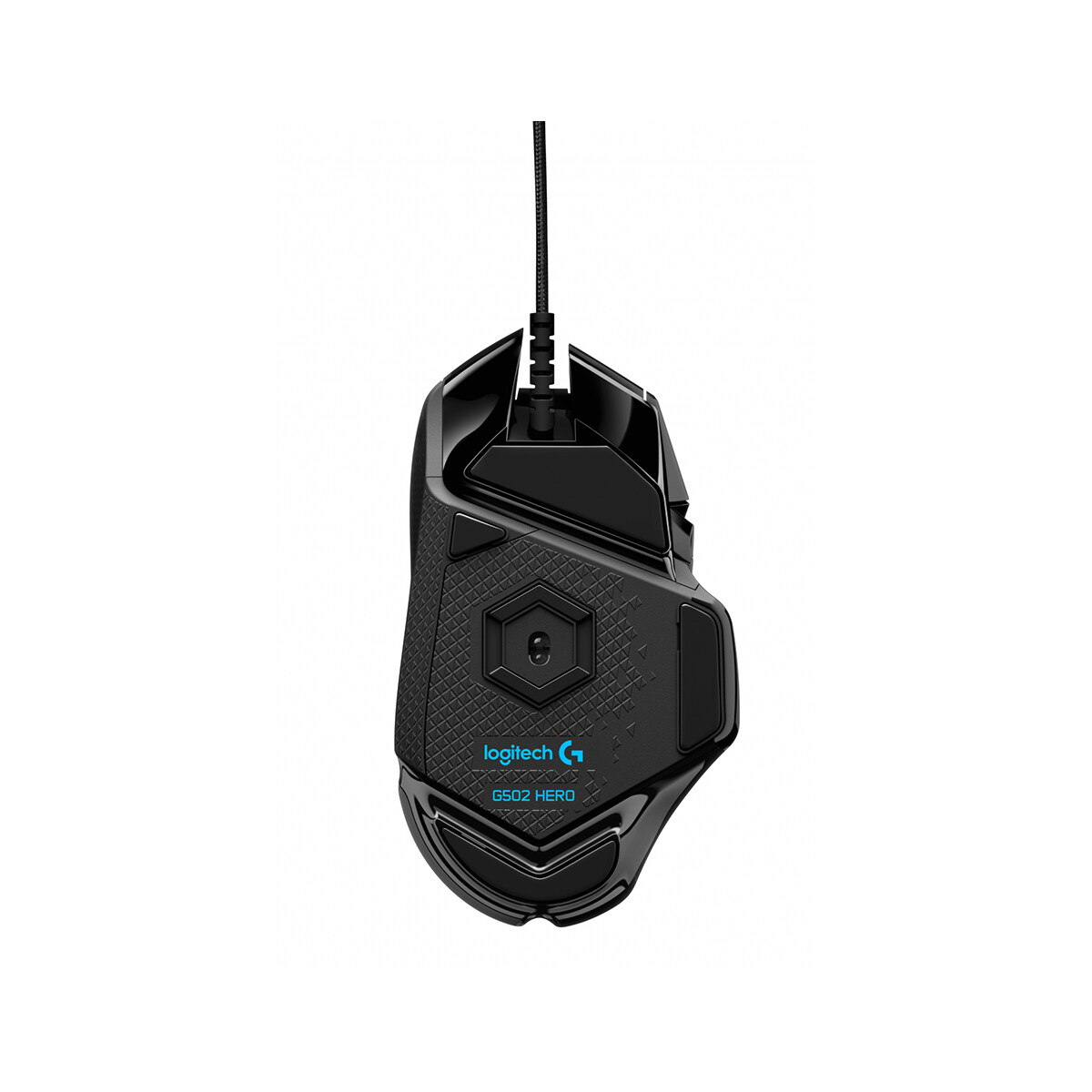 Logitech G502 Hero High Performance Wired Gaming Mouse with Hero 16k Sensor Lightsync RGB Hyper-Fast Scroll Wheel Tunable Weight (910-005472)
