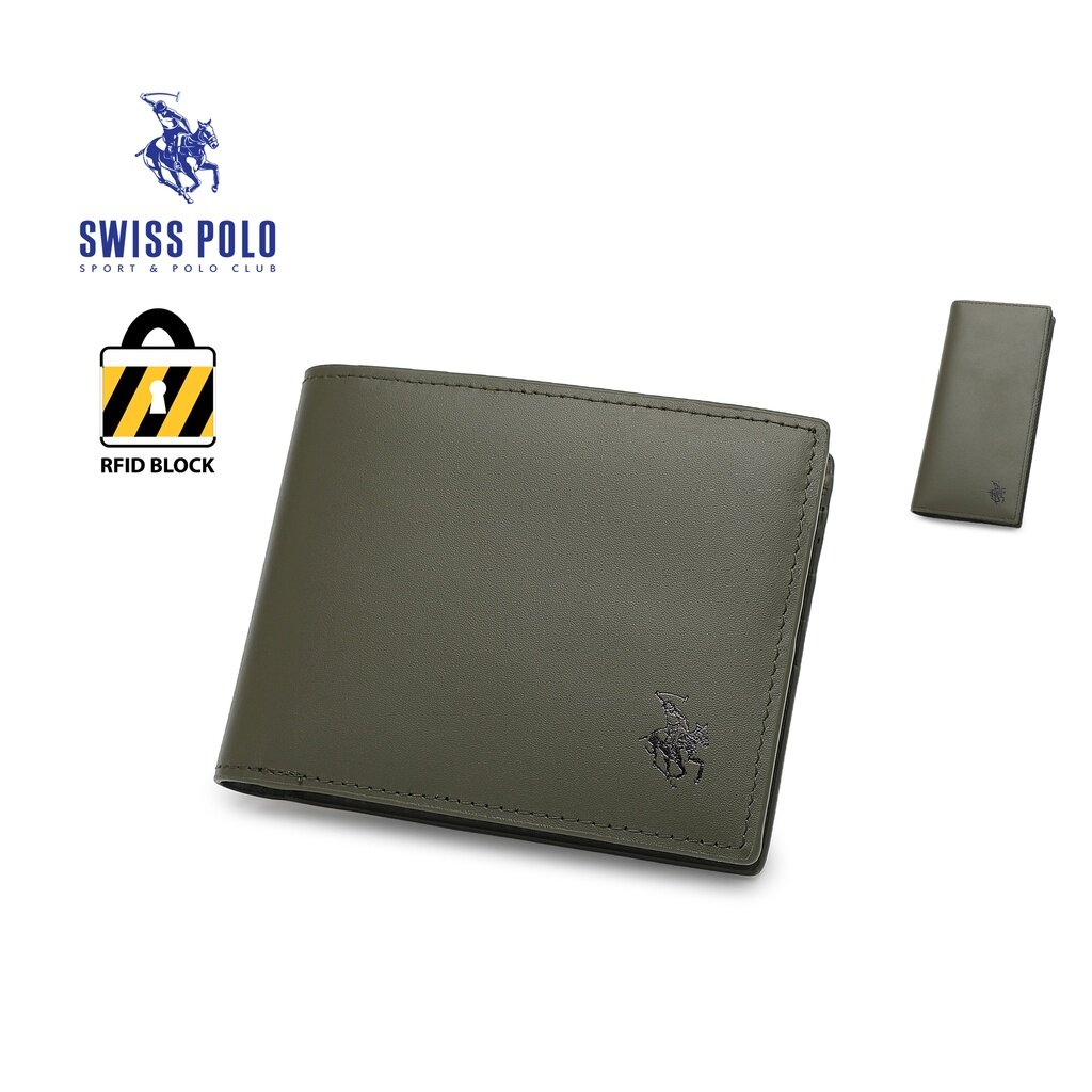 SWISS POLO Genuine Leather Rfid Long Wallet SW 176 MULTI COLOR
