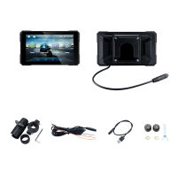 EKLEVA M15 5 inch Navigation Motorcycle Waterproof Wireless Android Auto Apple Carplay Display Screen Portable Motorcycle Monitor